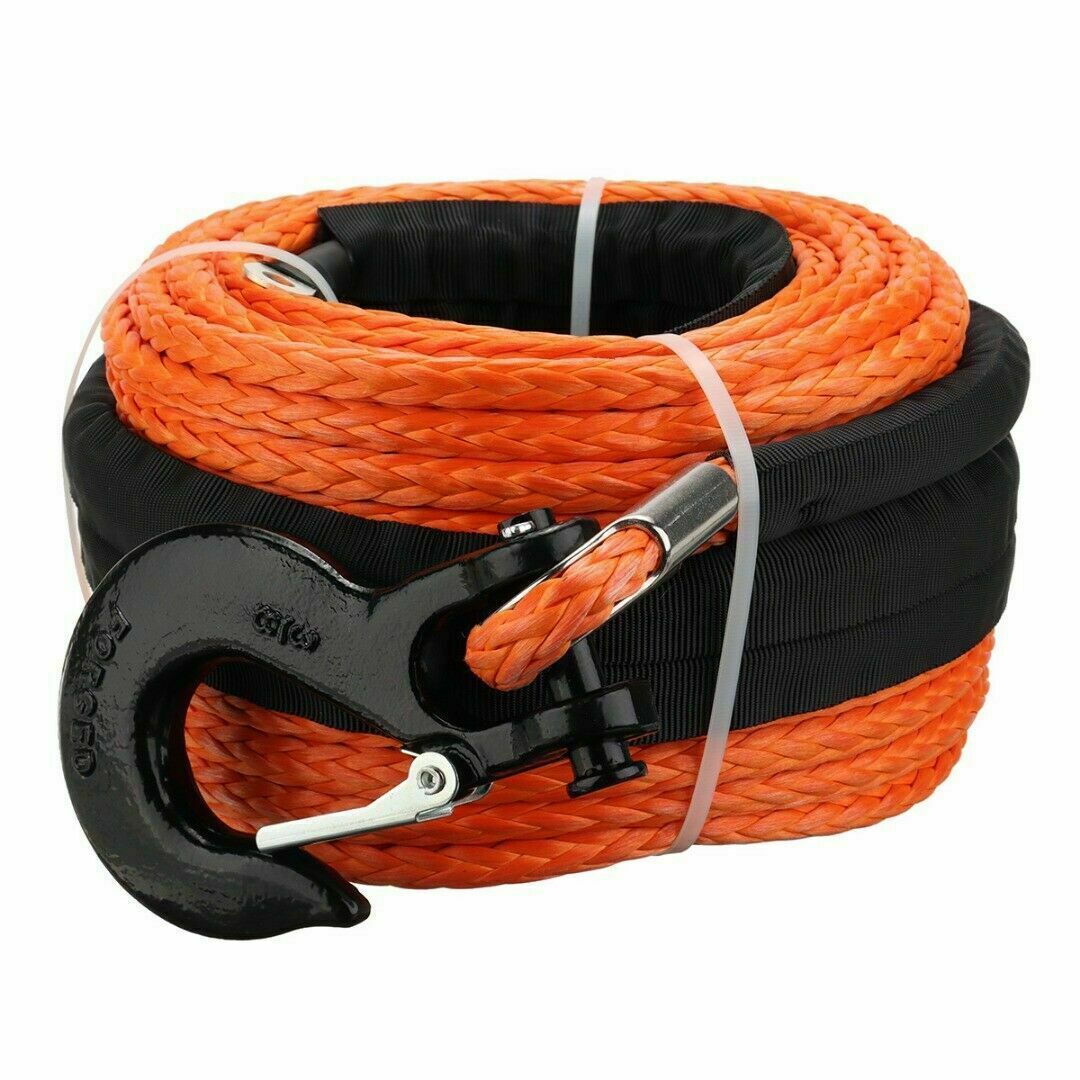 Cable todoterreno recuperación sintética gancho cuerda cabrestante Dyneema SK78 10 MM X 30 M 4x4 4x4- - Image 2