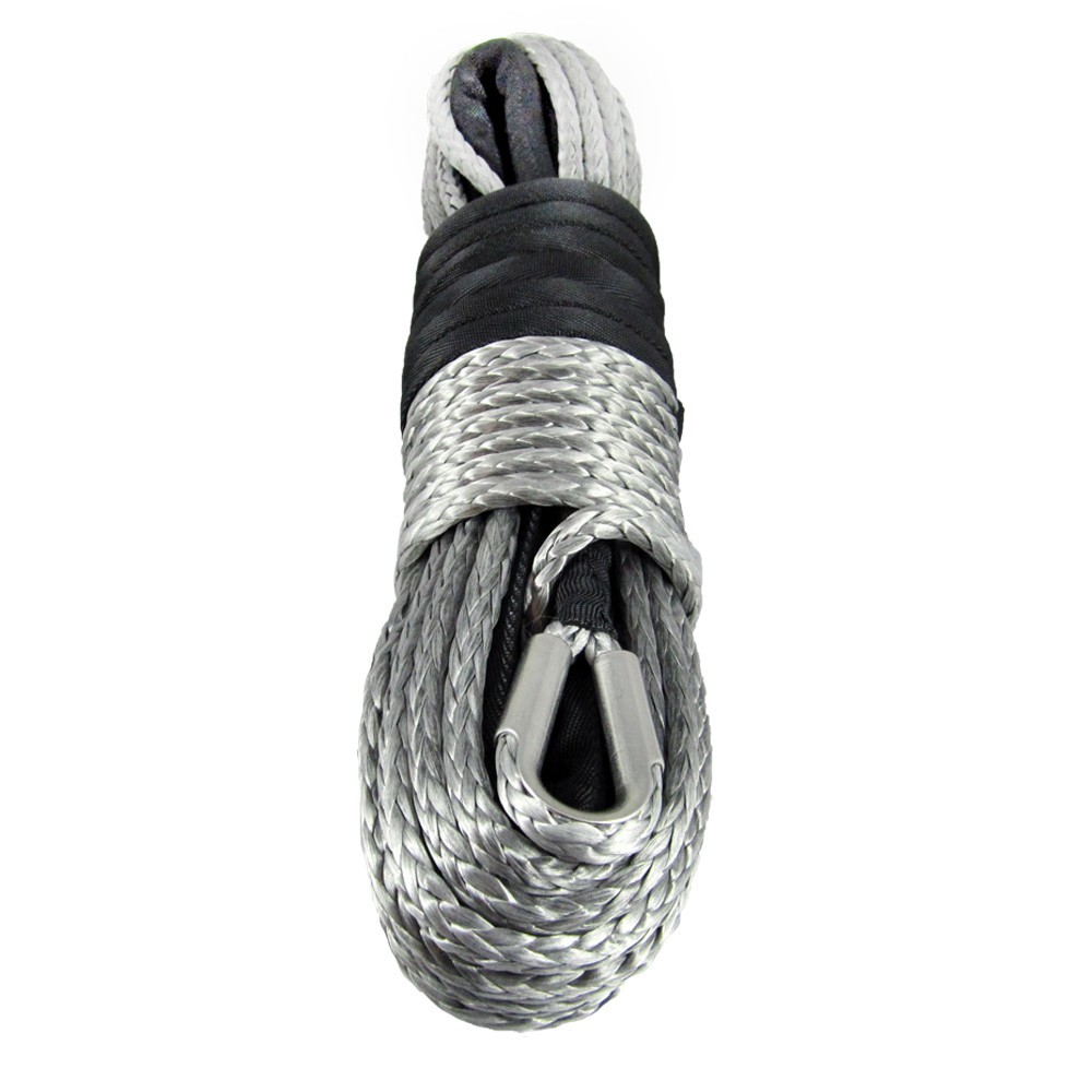 Gancho de cuerda de cabrestante Dyneema SK75 10 MM X 40 M recuperación sintética cable todoterreno 4x4 4x4- - Image 3