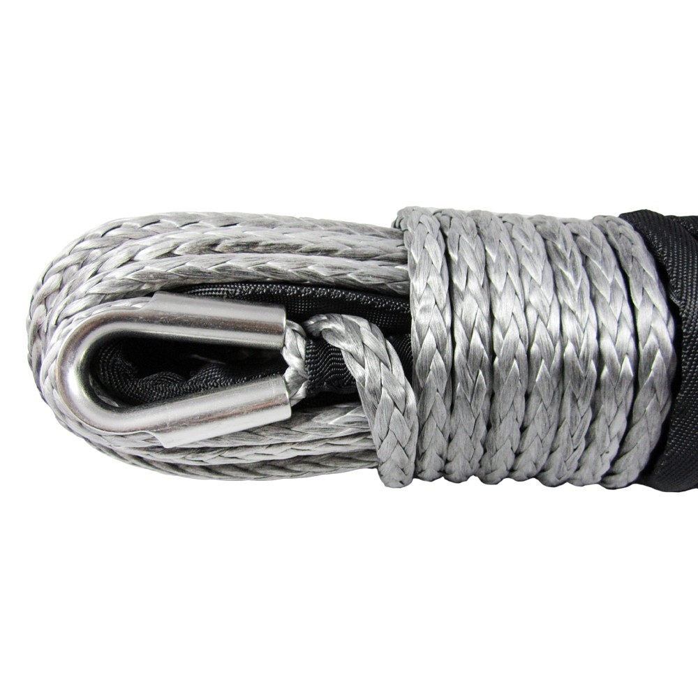 Gancho de cuerda de cabrestante Dyneema SK75 10 MM X 40 M recuperación sintética cable todoterreno 4x4 4x4- - Image 4