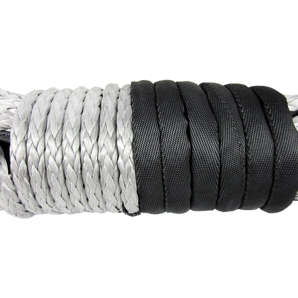 Gancho de cuerda de cabrestante Dyneema SK75 10 MM X 40 M recuperación sintética cable todoterreno 4x4 4x4- - Image 5