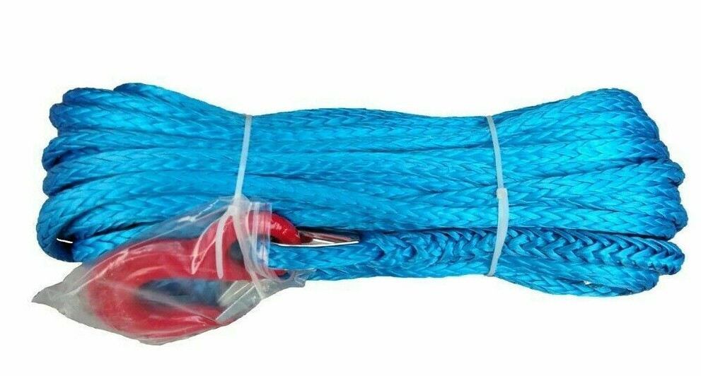 Gancho de cuerda de cabrestante Dyneema SK75 10 MM X 40 M recuperación sintética cable todoterreno 4x4 4x4-