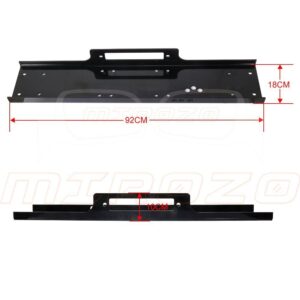 Soporte de montaje de placa de cabrestante de recuperación universal para remolque de camión SUV 4x4-