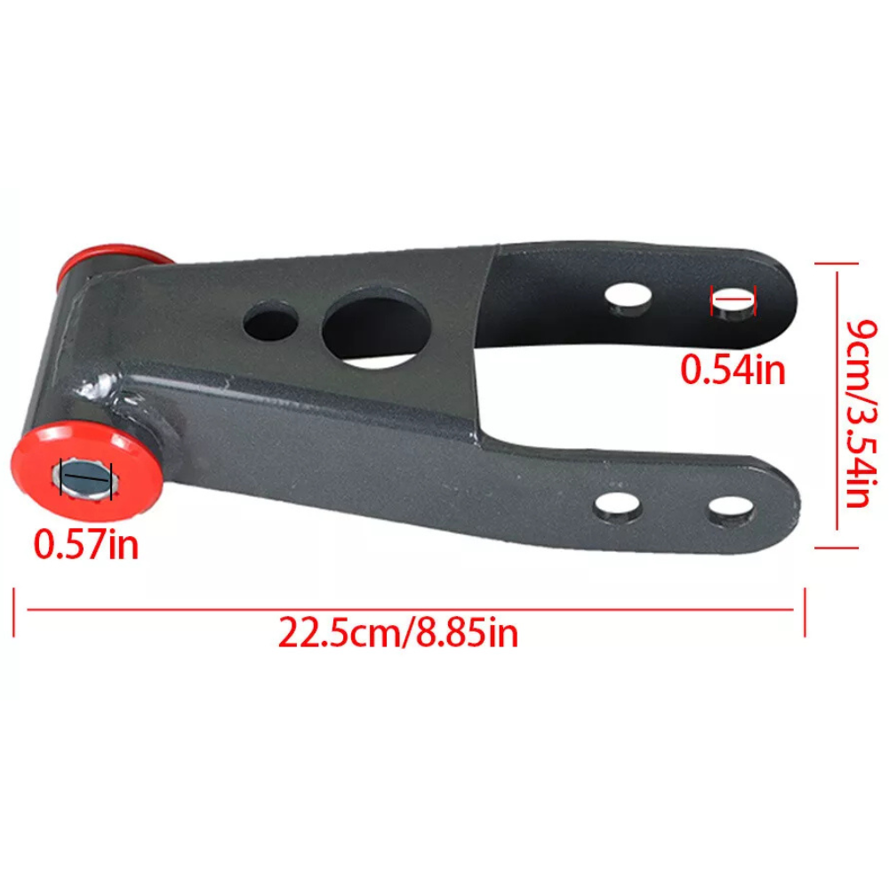 Grilletes de elevación traseros ajustables de 1"-2" aptos para jeep cherokee xj level kit 2x4 4x4- - Image 2