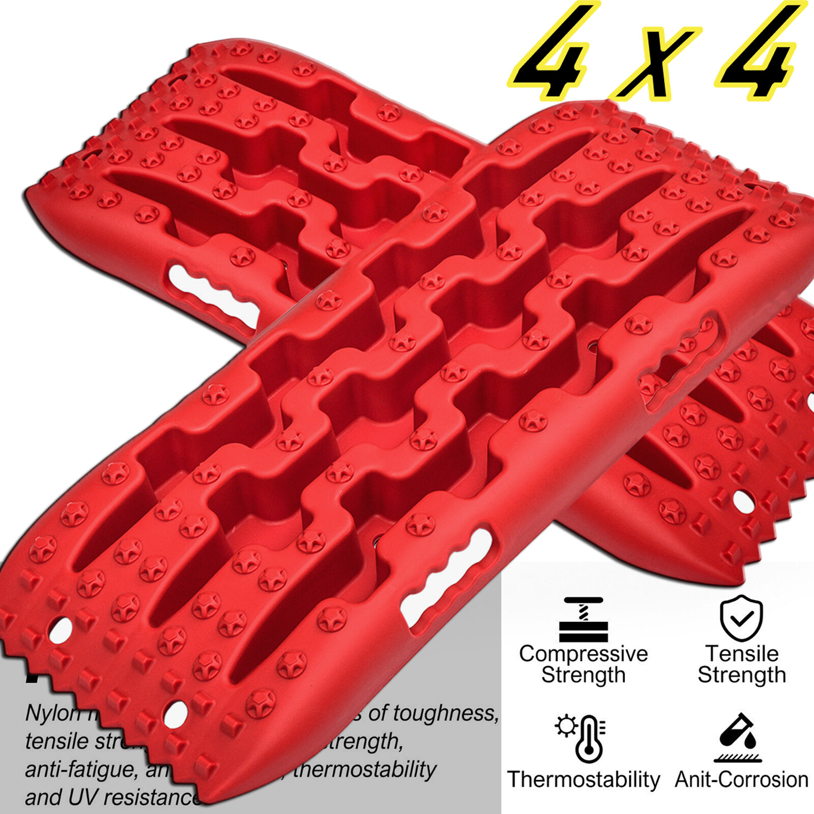 10T Pistas de Recuperación Arena Barro Nieve Todo Carretera Tablas de Tracción Alfombrilla Coche Camión 4x4 4x4-