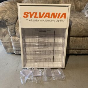 Sylvania Automotive Lighting Bulb Display Cabinet New Never Used Rare 27 X 19
