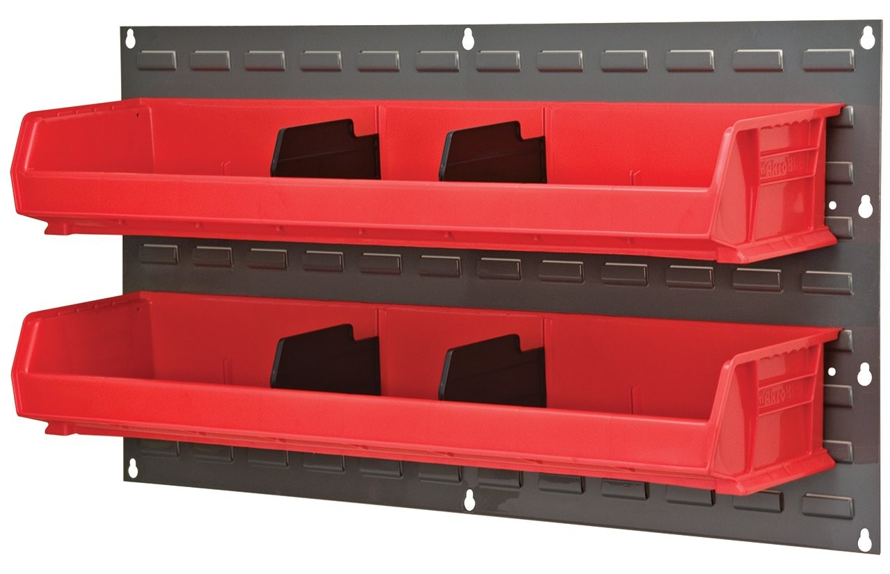 Akro-Mils 30136 Heavy Duty Wall Mount Garage Storage Steel Louvered Panel | ... - Image 2