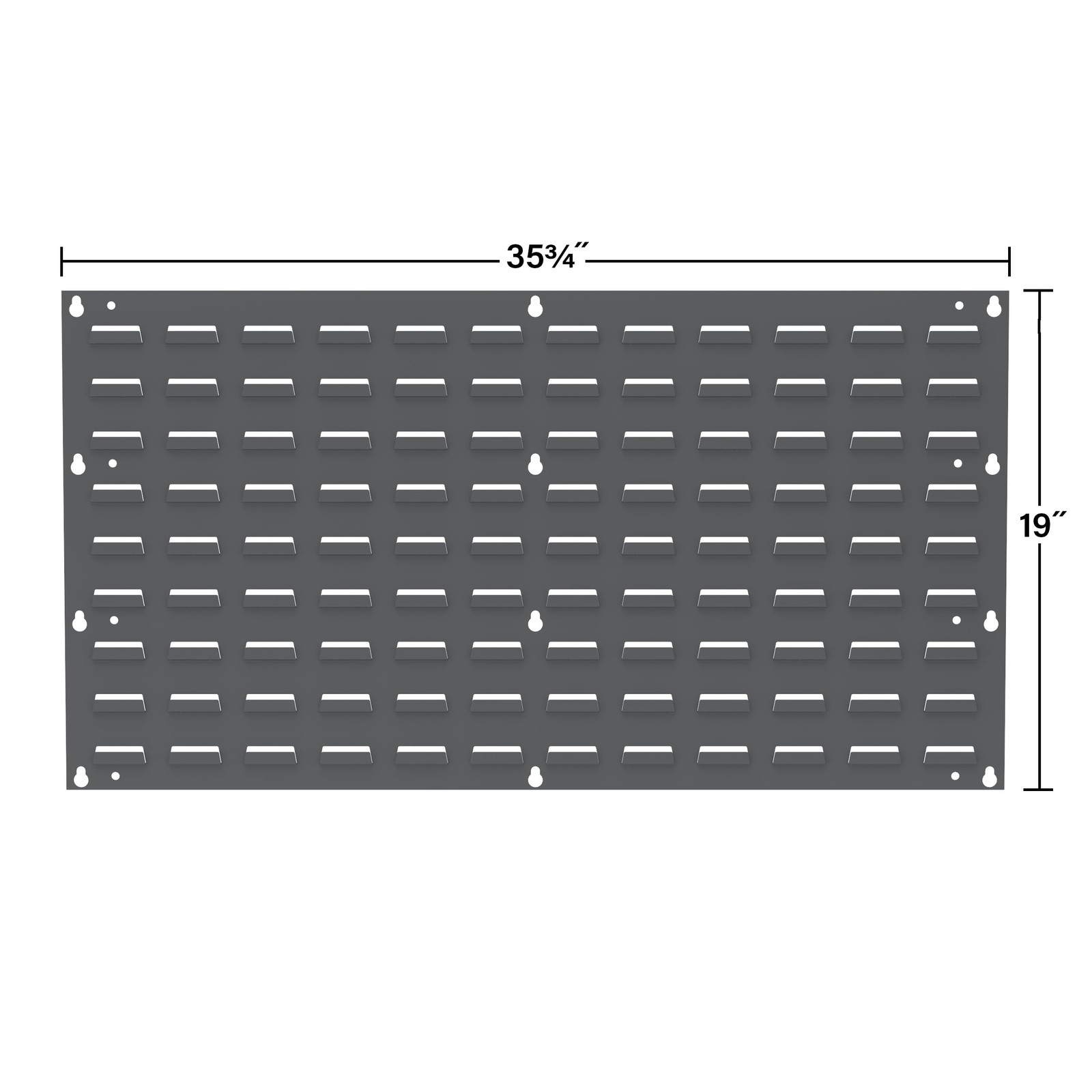 Akro-Mils 30136 Heavy Duty Wall Mount Garage Storage Steel Louvered Panel | ... - Image 3