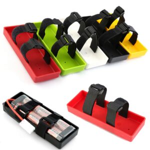 Caja de batería de plástico Bandeja Soporte Estuche Caja de almacenamiento para Axial SCX10 RC4WD D90 1/10-