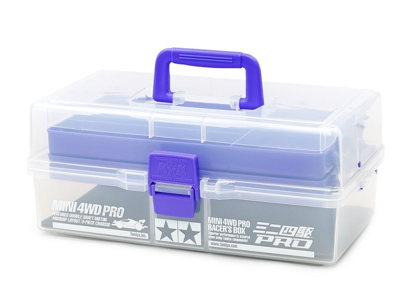 Tamiya 15354 1/32 Mini 4x4 Piezas Mini 4x4 Pro Racer's Box Estuche de Almacenamiento de Transporte-