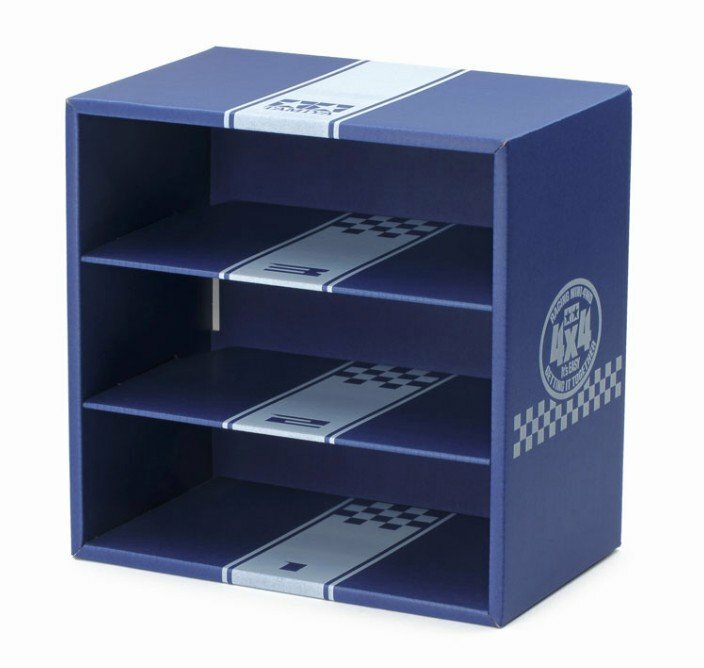 Estuche Tamiya 95593 1/32 Mini 4x4 para Mini 4x4 Básico Coche Cajas Azul Marino Limitado-