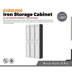 Scene Model LYT87154 1/87 HO Scene Model Iron Storage Cabinet