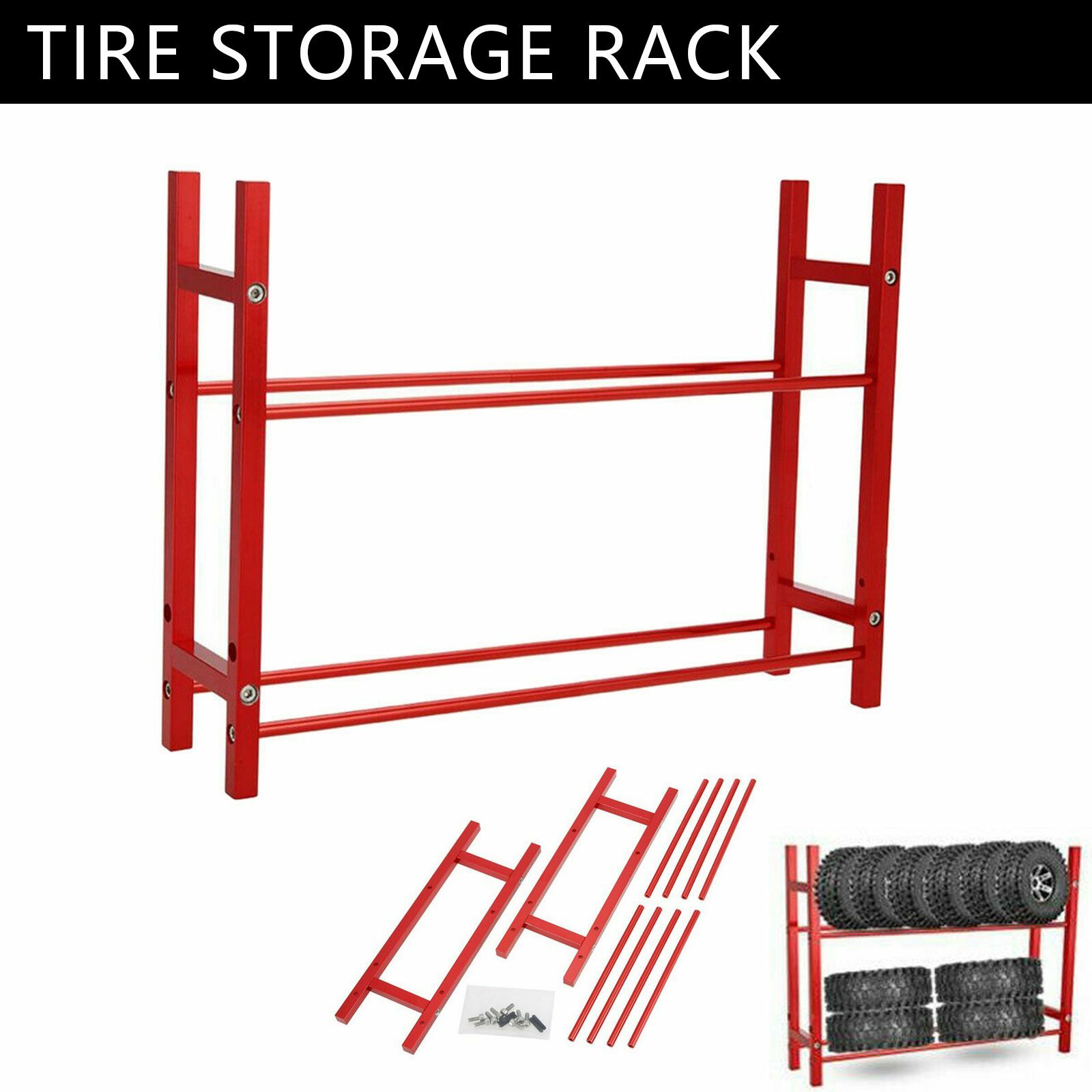 For 1:10 RC Crawler Car Tires Tire Rack Storage Wheel Holder Garage Organizer - Image 3