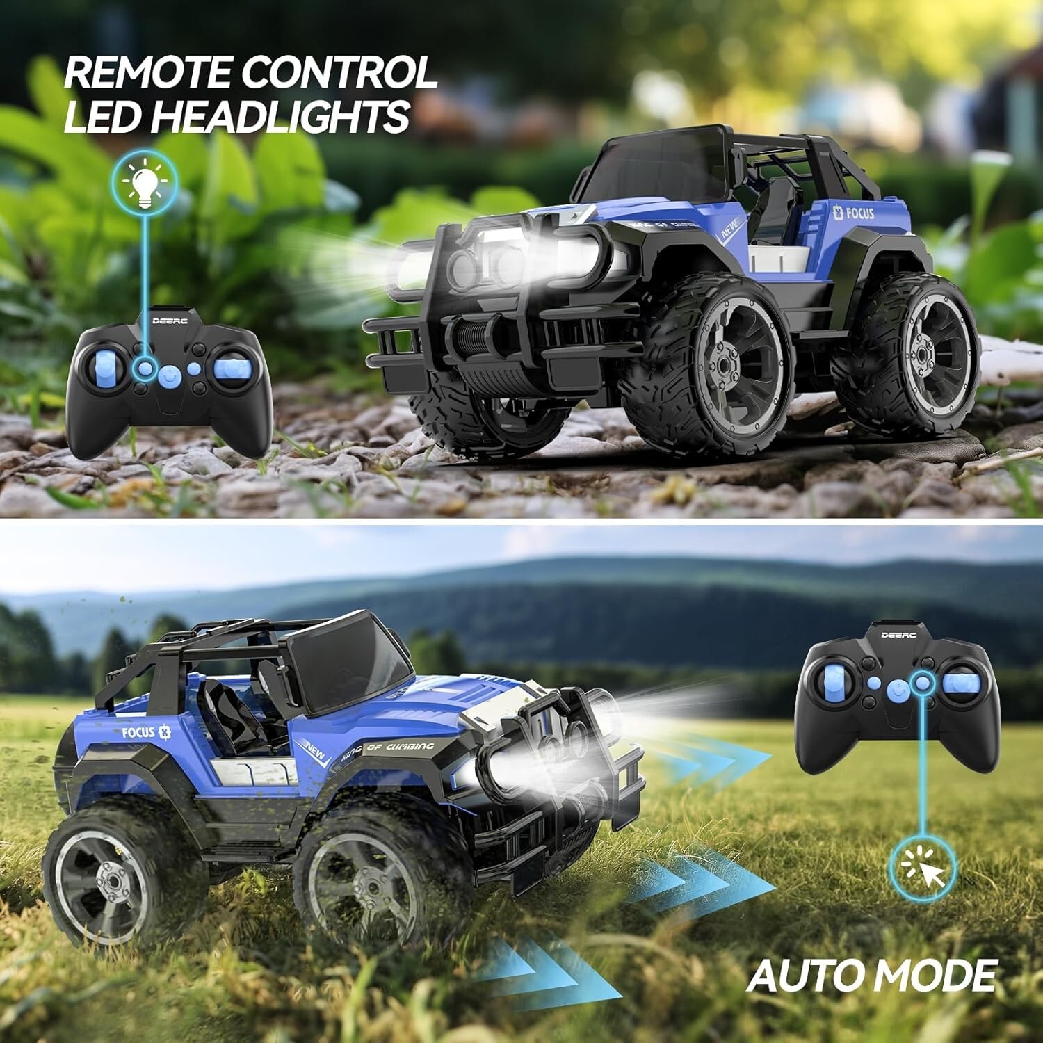 Coche con control remoto DE42 80 min Playtime escala 1:18 - diversión aventurera para adolescentes- - Image 5