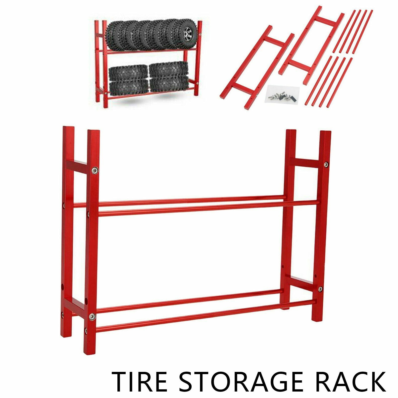 For 1:10 RC Crawler Car Tires Tire Rack Storage Wheel Holder Garage Organizer - Image 4