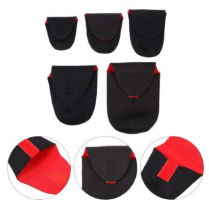 Estuche protector para lentes de cámara de 5 piezas bolsa de almacenamiento resistente al agua-
