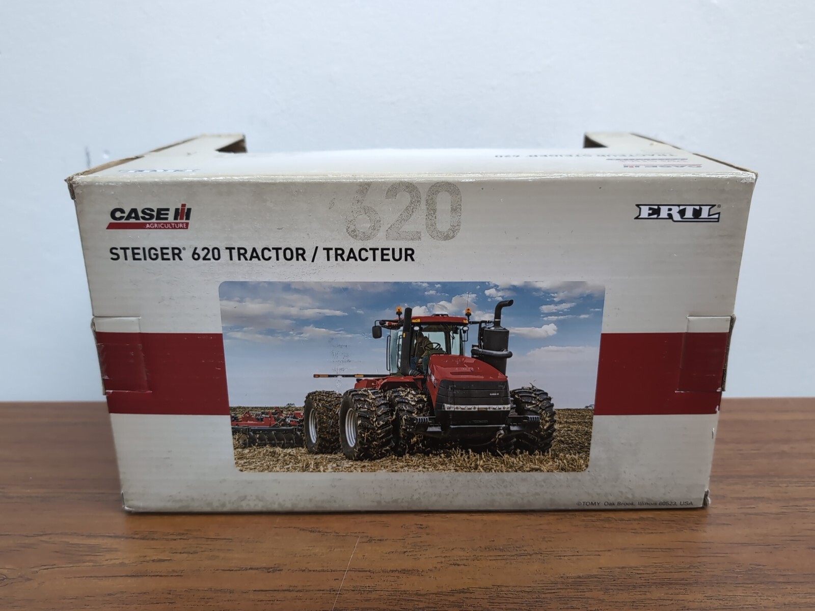 Estuche de juguetes de granja Ertl 1/32/IH 620 4x4 tractor Prestige - - Image 3