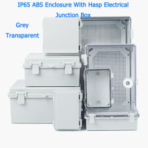 IP65 ABS Enclosure With Hasp Electrical Junction Box Outdoor Distribution Box