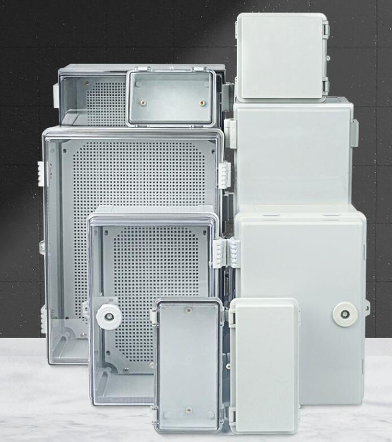 IP65 ABS Enclosure With Hasp Electrical Junction Box Outdoor Distribution Box - Image 2