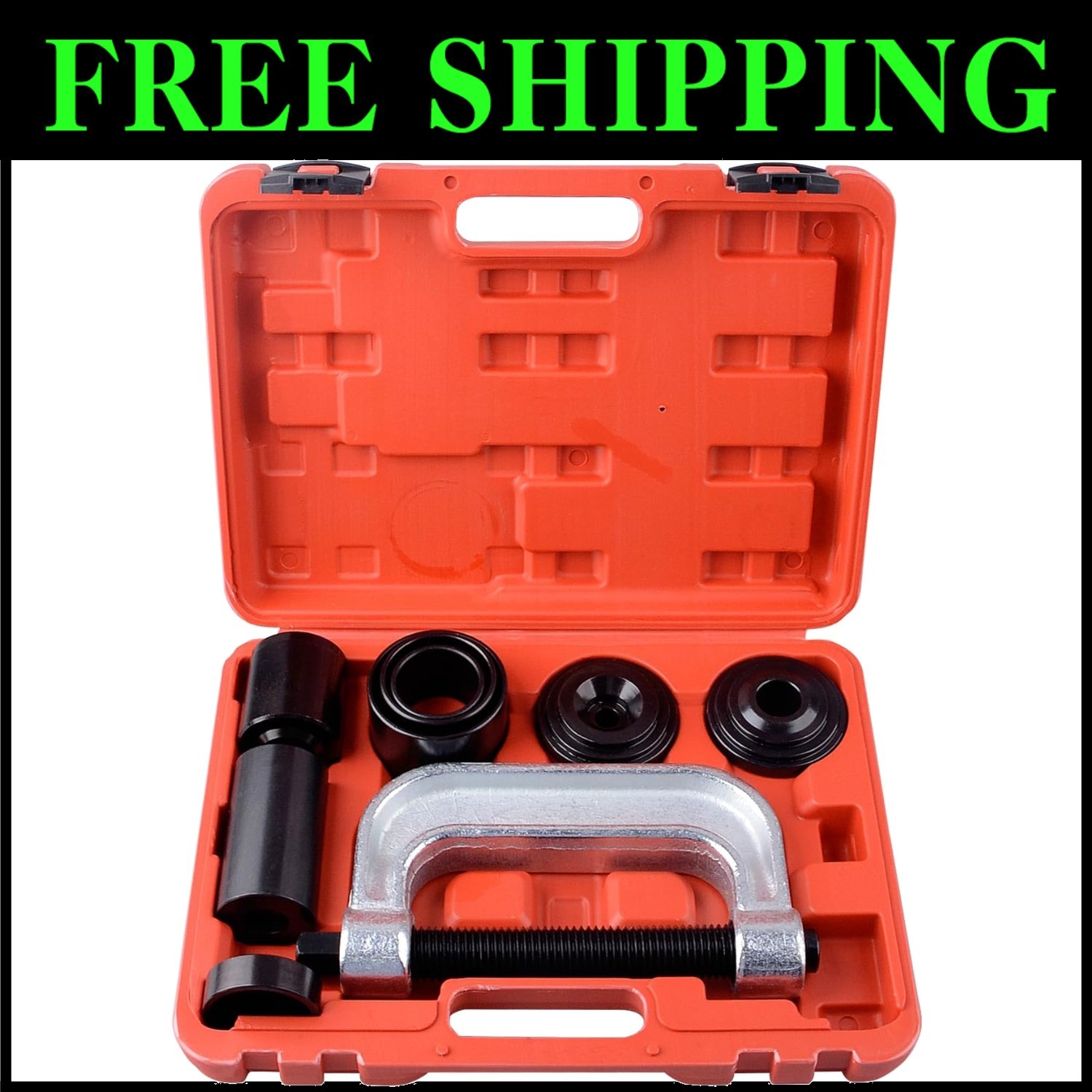 Versátil kit de instalación de rótula 4x4 con adaptadores universales y estuche de almacenamiento-