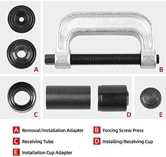 Versátil kit de instalación de rótula 4x4 con adaptadores universales y estuche de almacenamiento- - Image 5