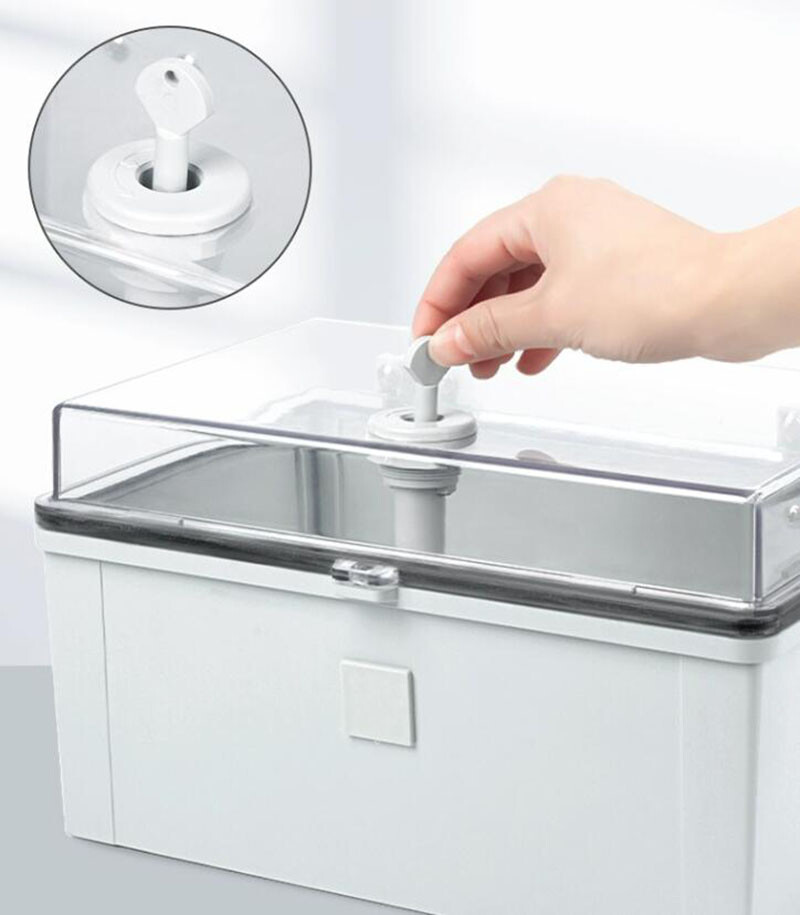 IP65 ABS Enclosure With Hasp Electrical Junction Box Outdoor Distribution Box - Image 4