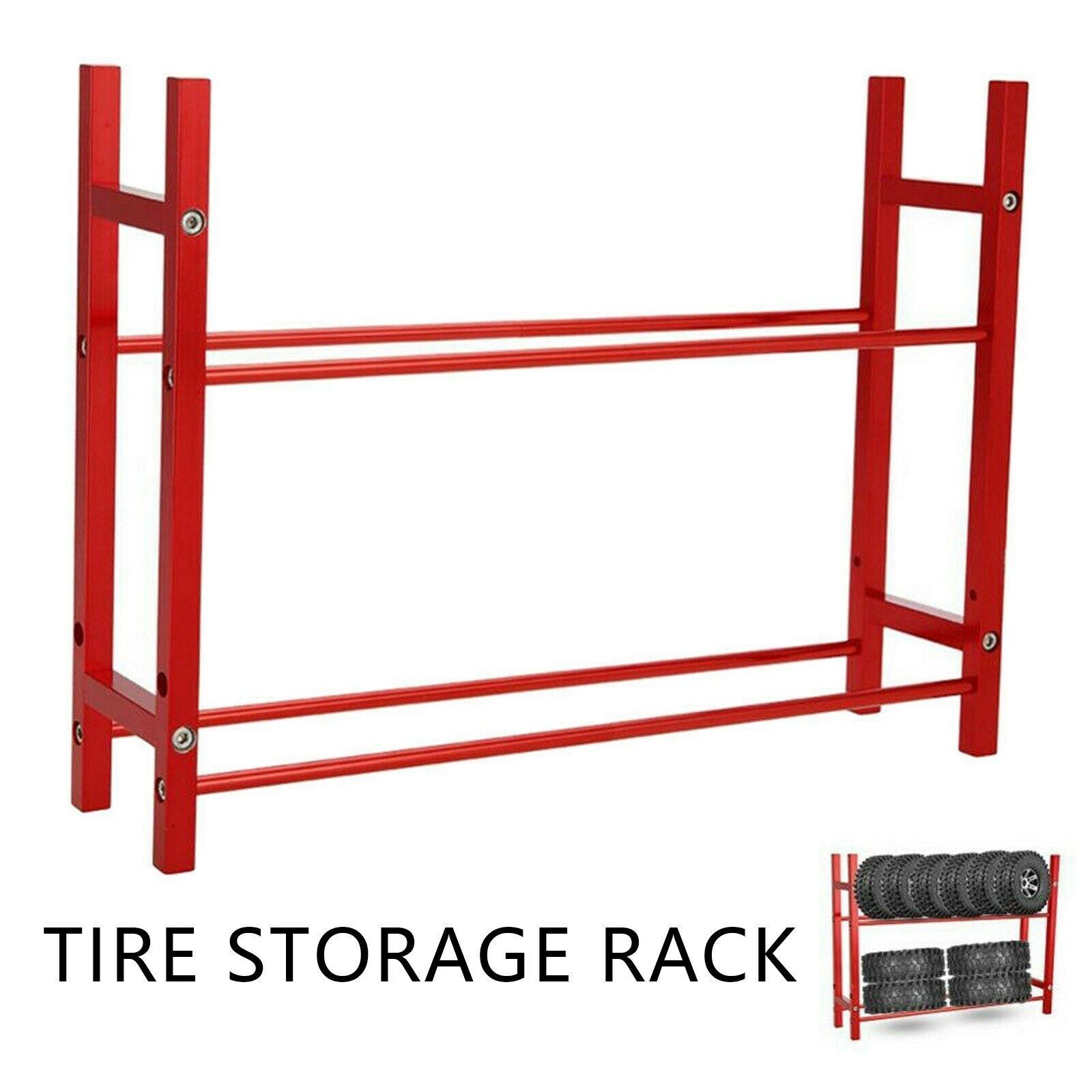 Para 1/10 RC Oruga Neumáticos Coche Neumático Almacenamiento Rueda Soporte Garaje Organizador- - Image 2