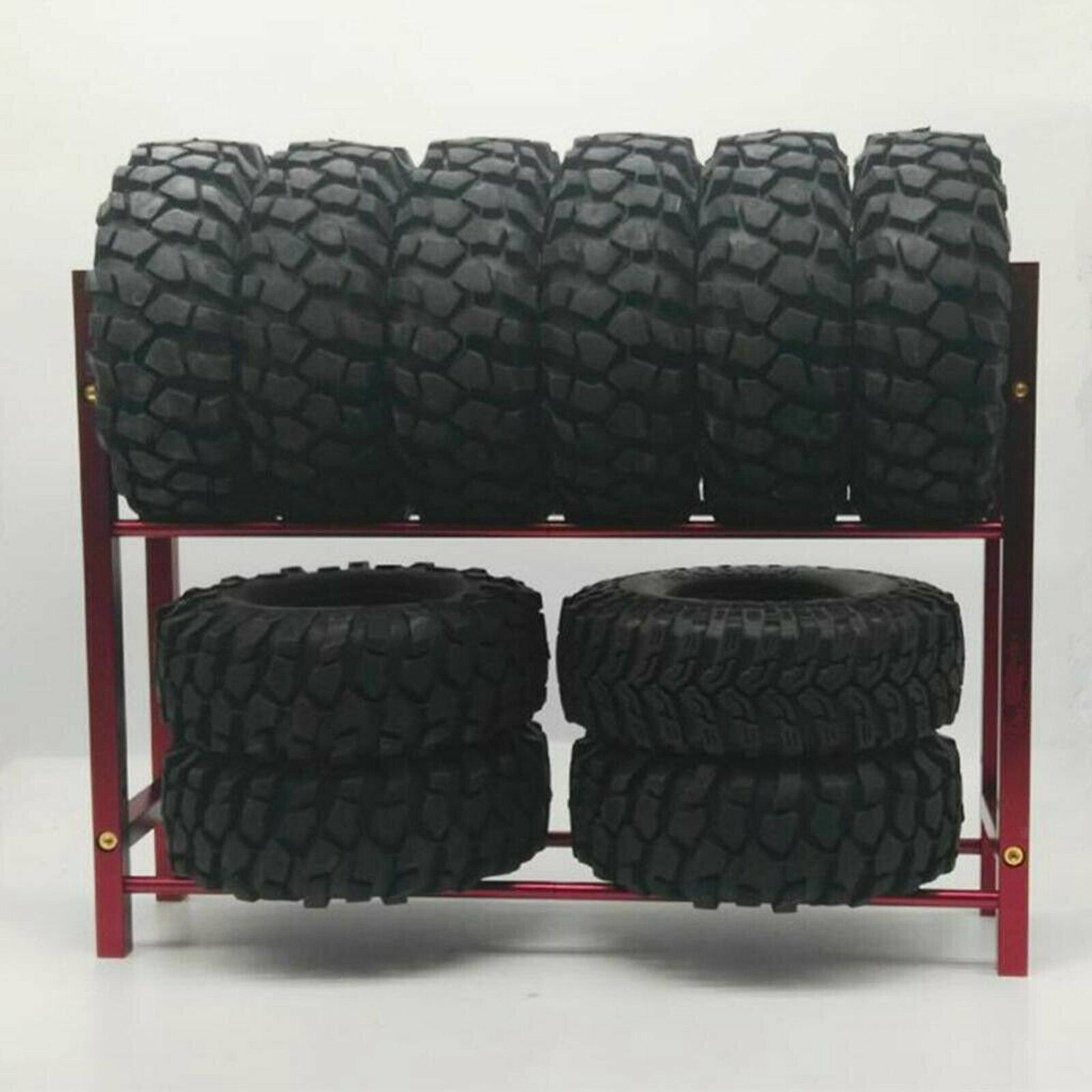 Para 1/10 RC Oruga Neumáticos Coche Neumático Almacenamiento Rueda Soporte Garaje Organizador- - Image 4