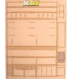 Scale Production 1/24 1/25 Garage Cabinet #1 MDF Wood Laser Cut