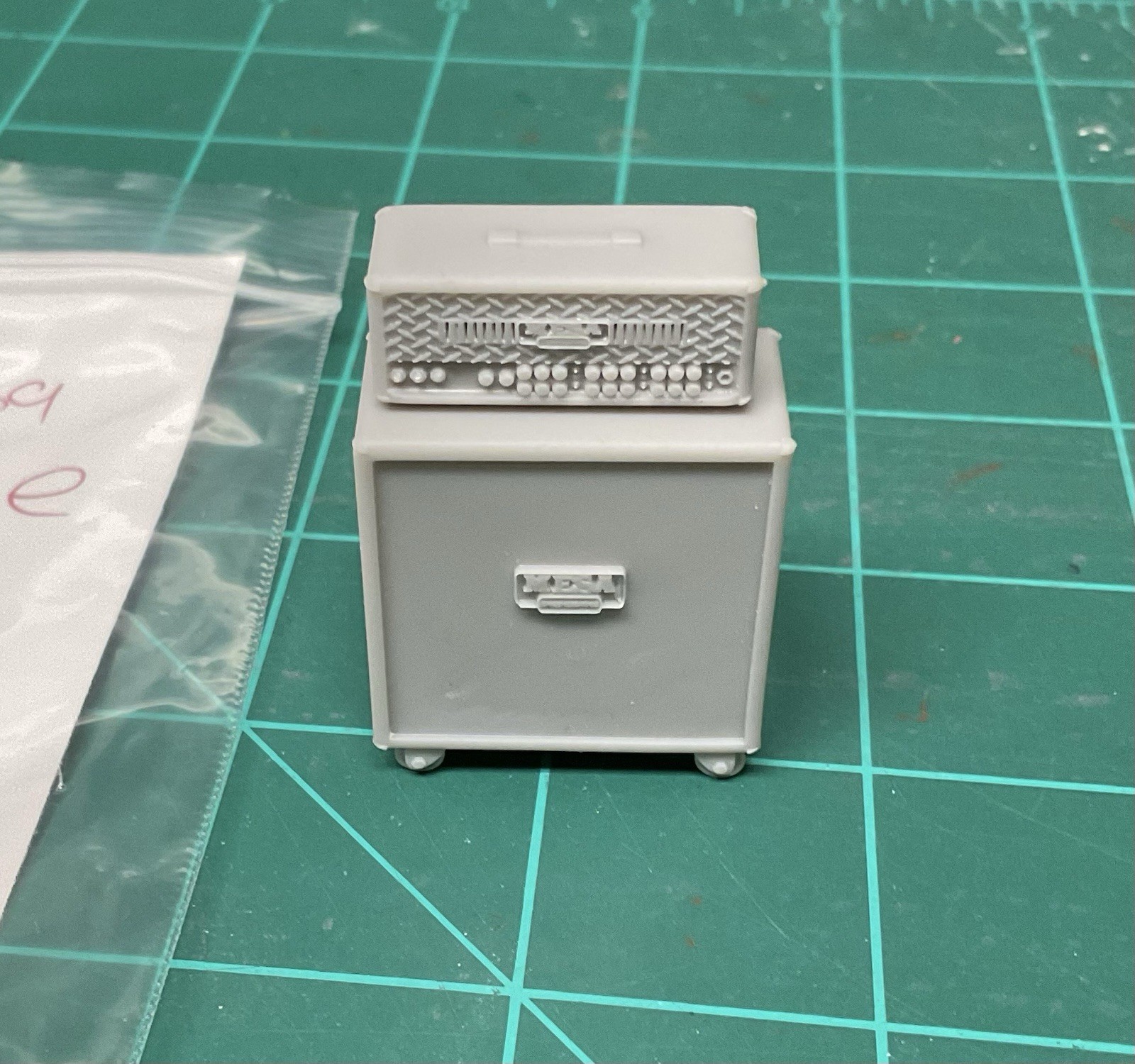 1/25 Scale Mesa Boogie Dual Rectifier Half Stack - Resin 3D Printed Diorama