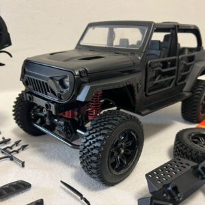 Jeep Wrangler MN128 RC Car Crawler escala 1:12 2.4G 4x4 camión todoterreno 2 baterías-
