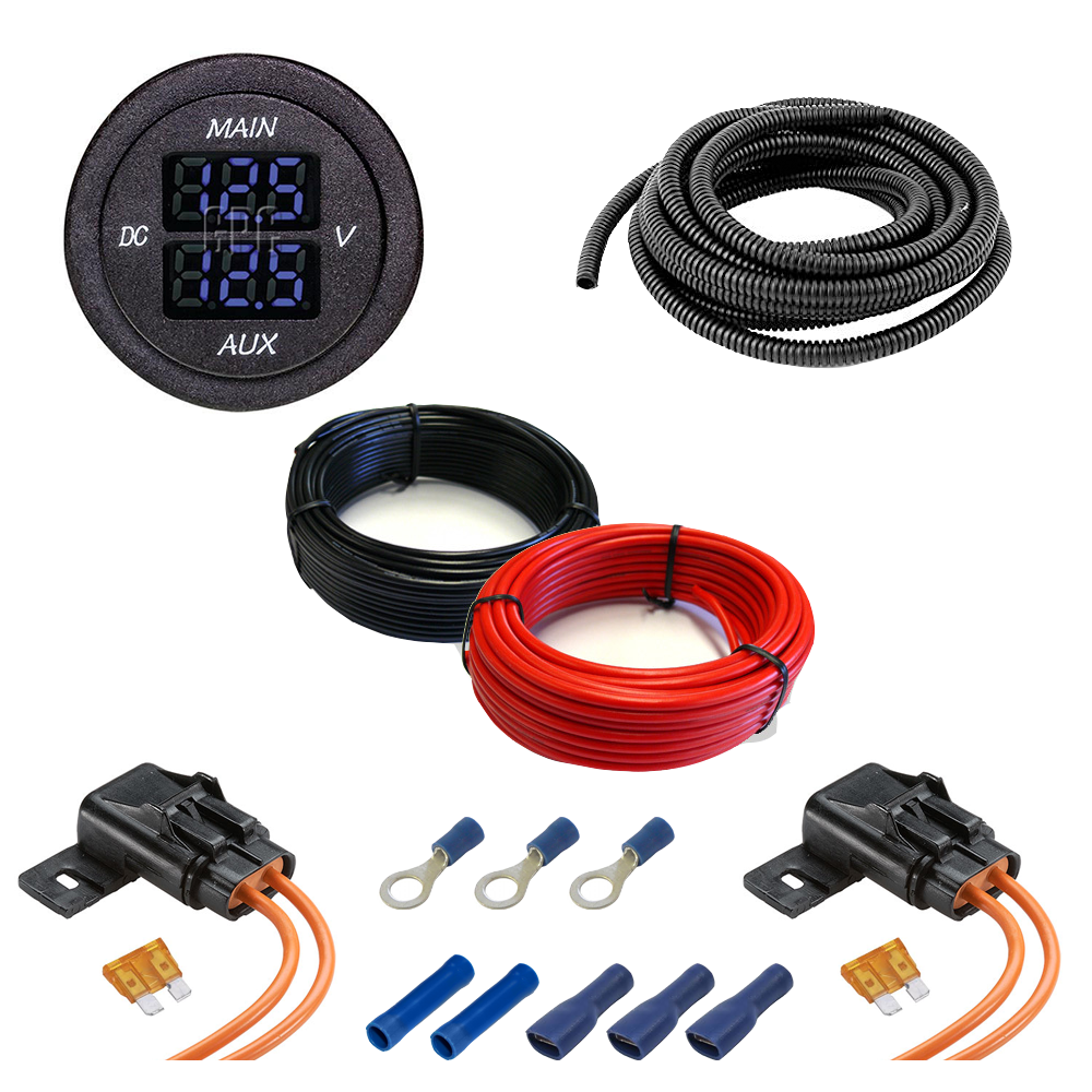 Kit de batería doble Boss 4x4 hágalo usted mismo traje Ford Courier (2,5 L T/diesel) (manual) (2000+)- - Image 2