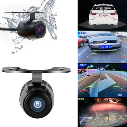 Car Front Rear View Reversing Camera Mini CCD Reverse Backup Waterproof 170 - Image 5