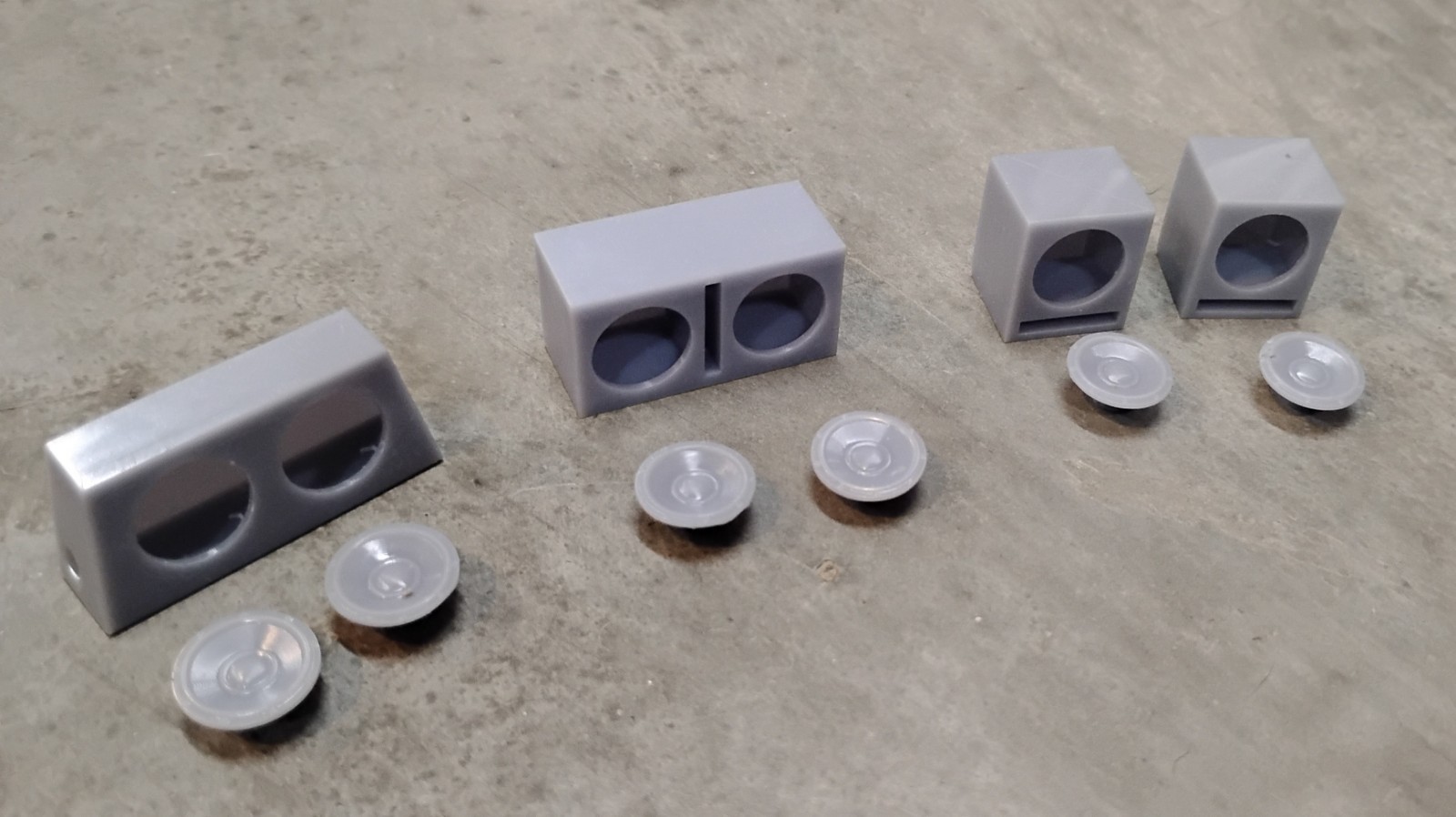 3d Printed 1/25 Speaker Subwoofer Cabinet Box Assortment