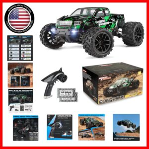 Monster Truck RC todoterreno 4x4 de alta velocidad - Control de 2,4 GHz y baterías incluidas-