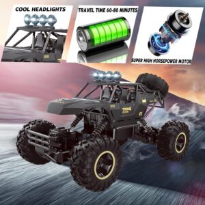 Coche de radiocontrol grande 4 puertas 9268 4x4 1:12 camión todoterreno coches de control remoto + 2 BATERÍAS-