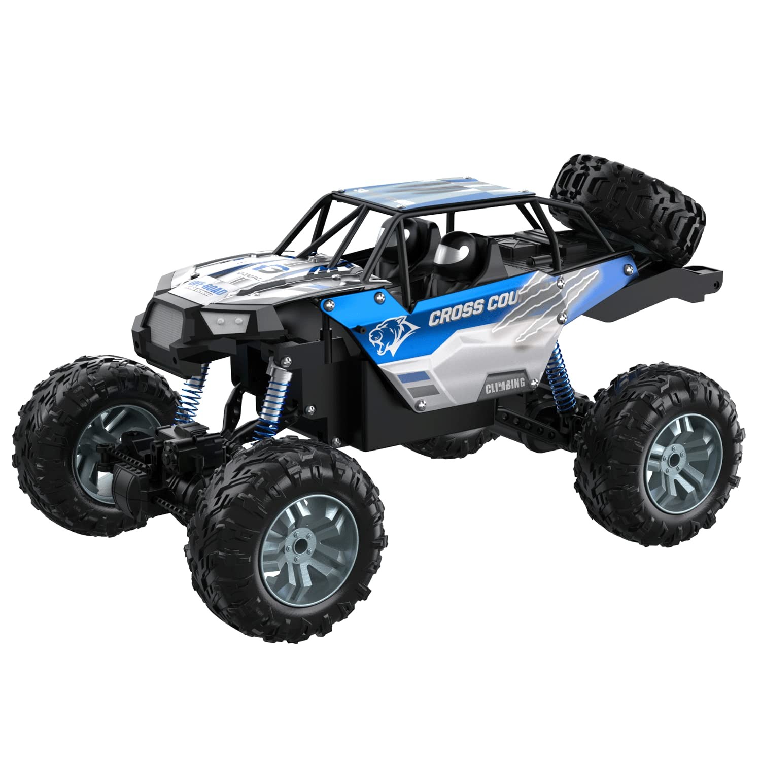 Monster Truck DEERC 1:8 Grande RC 4x4 con Sonido, 2 Baterías - Adultos y Niños- - Image 4