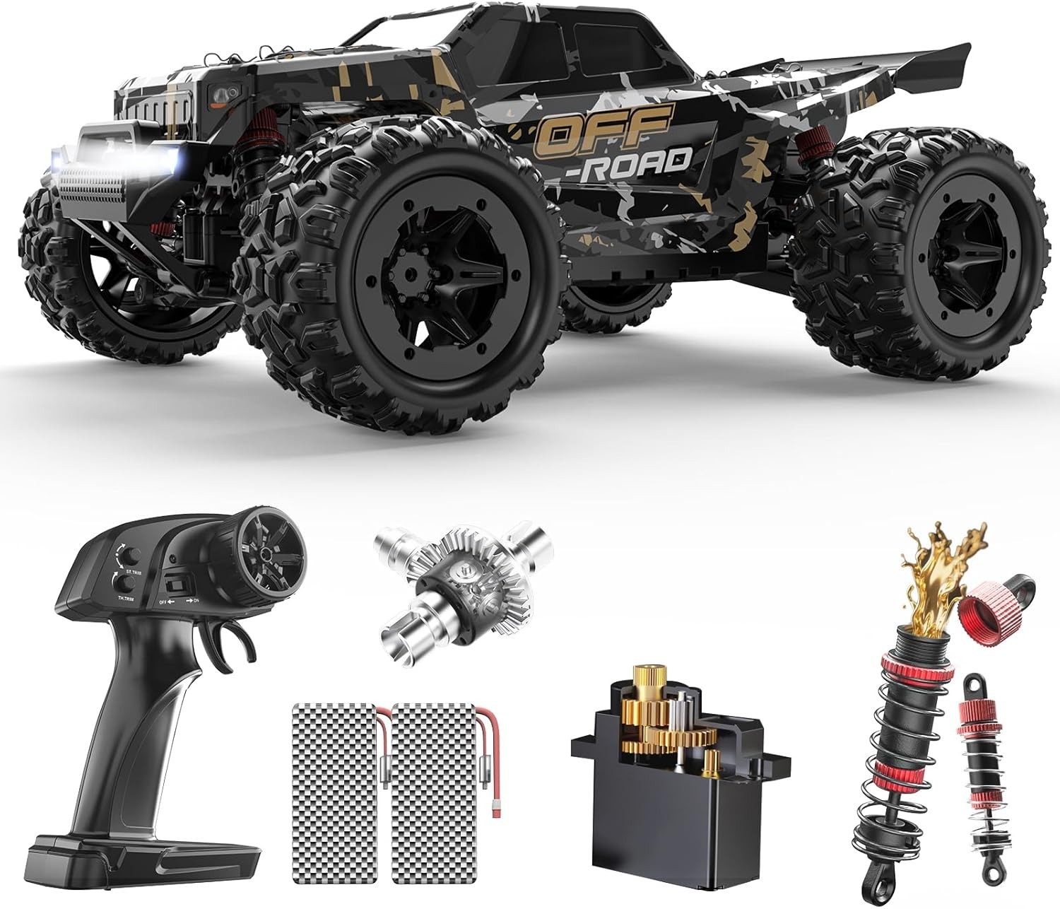 Monster Truck RC Impermeable 4x4 - ¡Diversión de 40 KPH con baterías dobles incluidas!- - Image 3