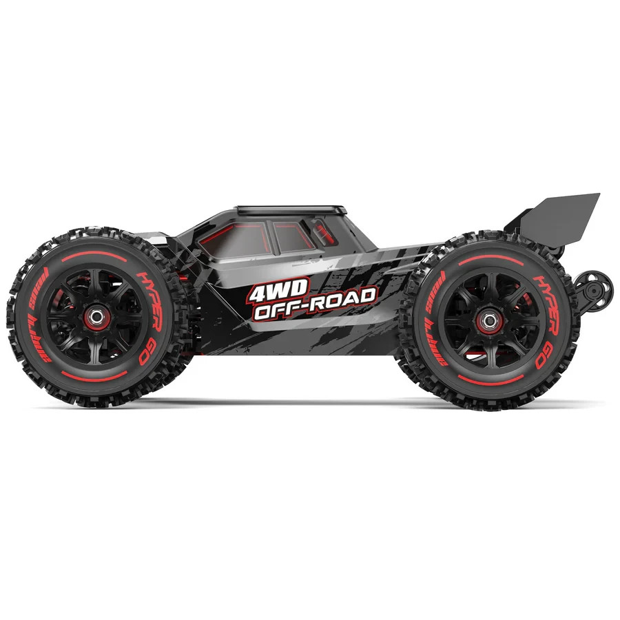 Truggy camión sin escobillas 2S - 35 MPH + batería y cargador MJX 1/14 10208 V3 negro- - Image 2