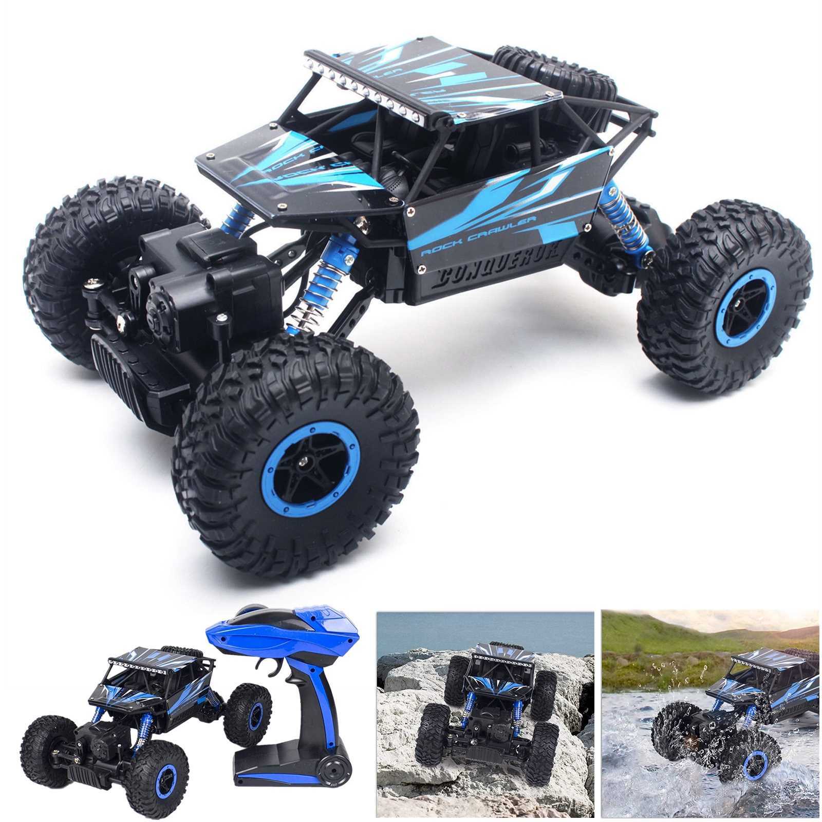 Monster Truck radiocontrol con control remoto 2.4G 4x4 todoterreno coche de radiocontrol con 2 baterías juguete regalo- - Image 4