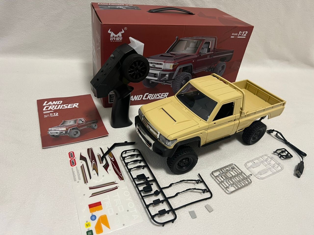 Toyota Land Cruiser MN82 RC Car Crawler escala 1:12, 2.4G 4x4, camión todoterreno- - Image 2