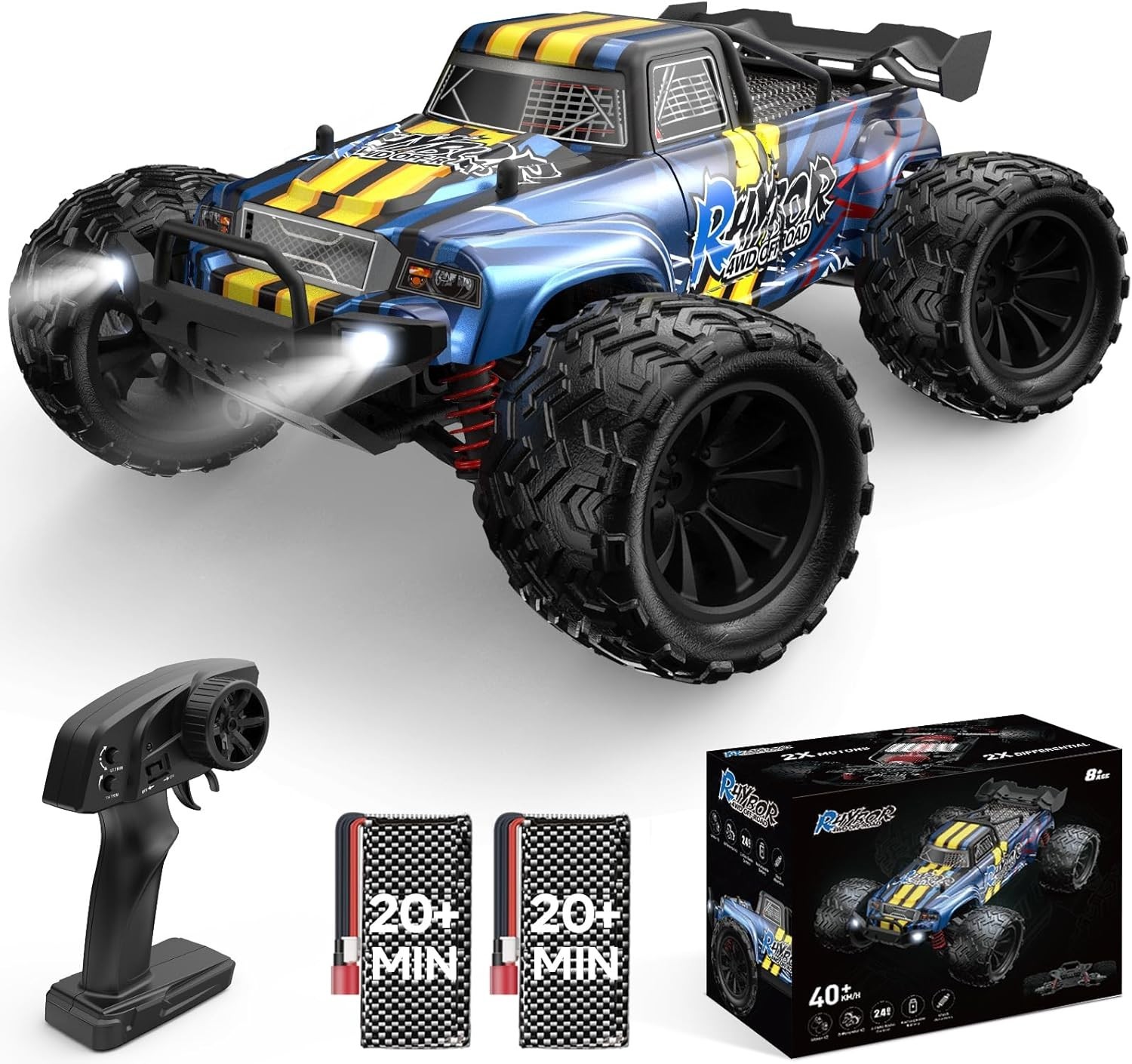 Camión RC 4x4 con velocidad 40KPH - Control 2.4GHz - Incluye baterías recargables- - Image 3