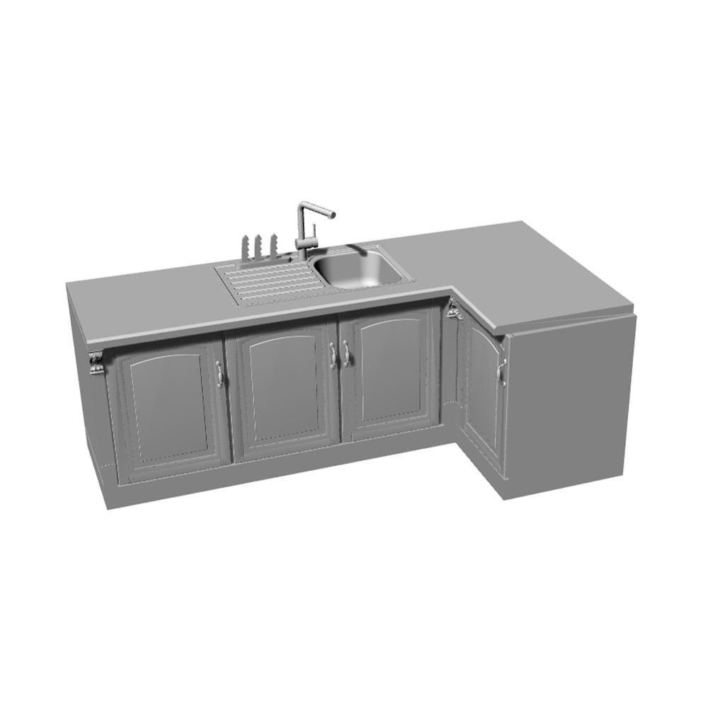 1/72 20mm Miniature Military Bathroom With Sink Cabinet with Basin Faucet