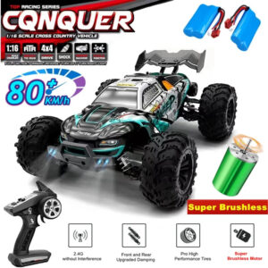 1:16 Coche RC Sin Escobillas 4x4 80 KM/H Alta Velocidad RC Monster Truck-