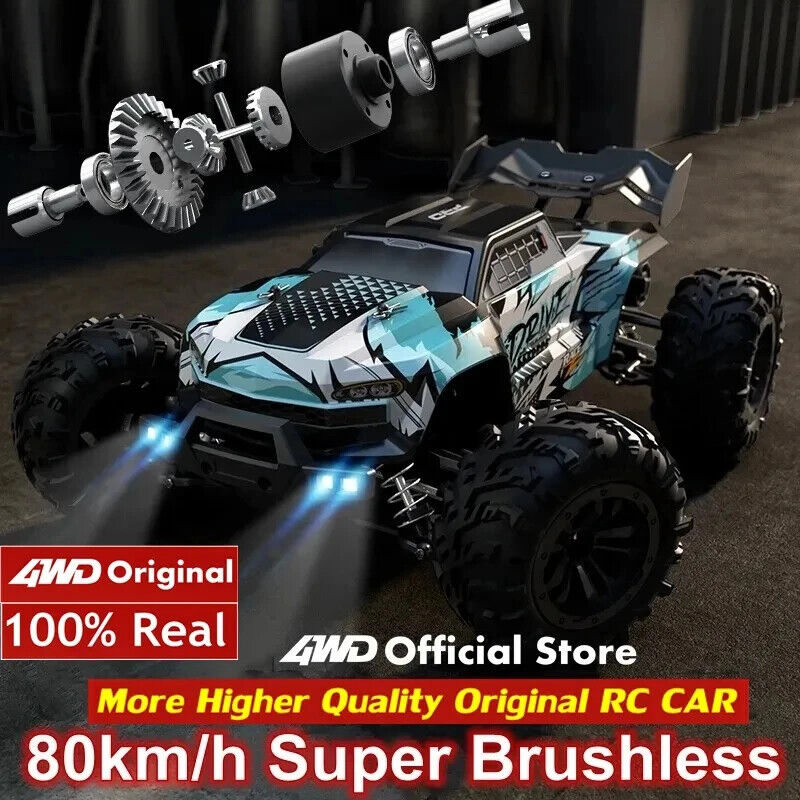 1:16 Coche RC Sin Escobillas 4x4 80 KM/H Alta Velocidad RC Monster Truck- - Image 2