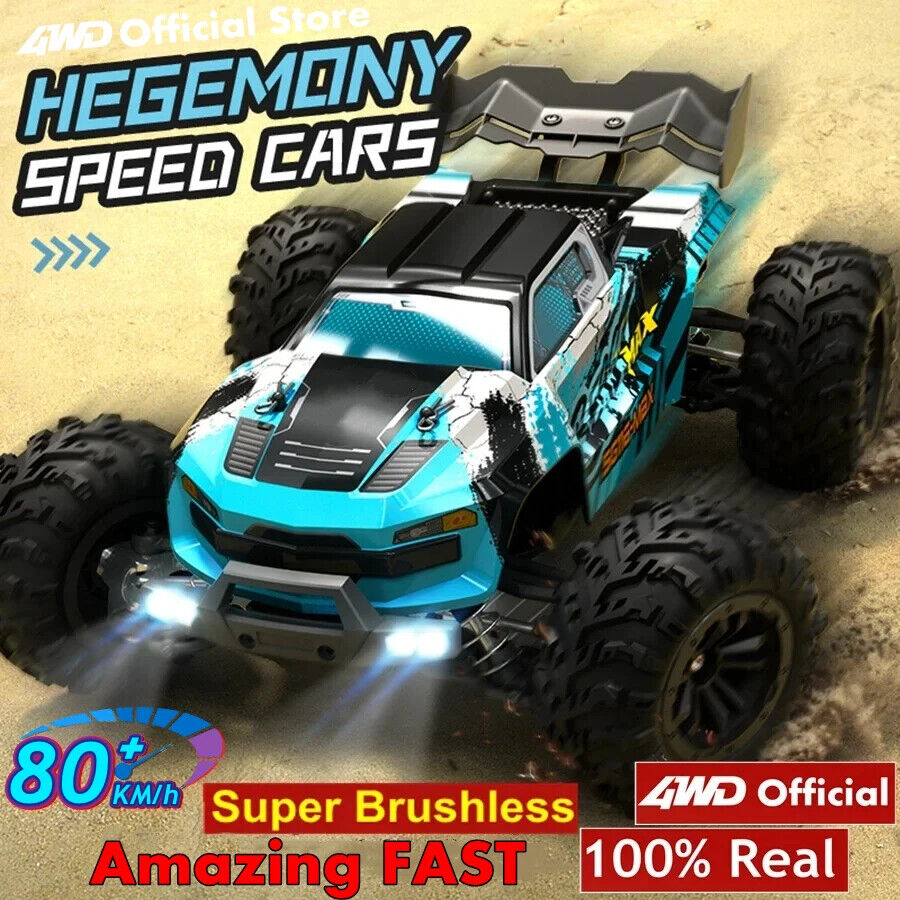 1:16 Coche RC Sin Escobillas 4x4 80 KM/H Alta Velocidad RC Monster Truck- - Image 3