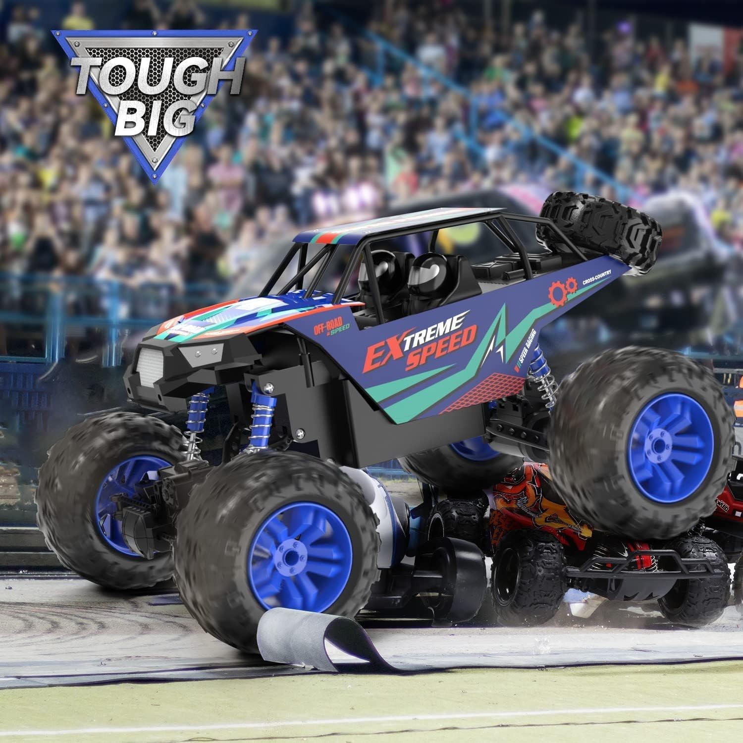 Monster Truck Ultimate escala 1:8 DE60 RC - diversión todo terreno con audio realista- - Image 4