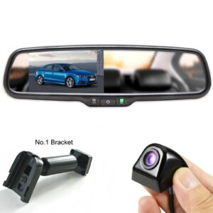 4.3'' Rear View Mirror Monitor OEM Bracket Reversing Backup Camera For Ford Jeep