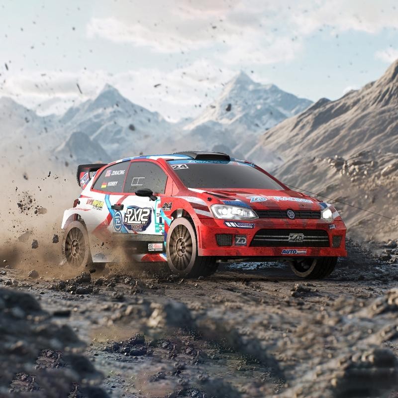 Coche de radiocontrol ZD Racing RX12 1/12 4x4 2,4 G 70 km/H sin escobillas motor dirft vehículo de rally- - Image 3