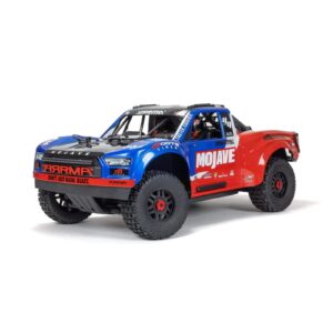 Camión ARRMA MOJAVE 4S BLX SIN ESCOBILLAS 1/8 4x4 RTR DESERT [ARA4404T2] (ROJO/AZUL) [A-