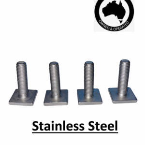 4x Pernos de toldo de oruga en T de acero inoxidable Thule Rola Rhino M8 4x4 4x4-